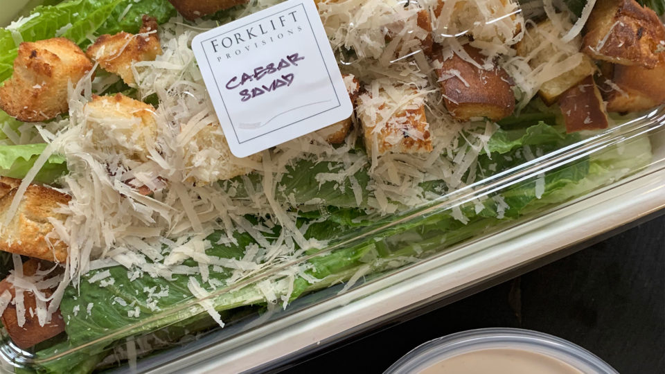 Forklift Provisions - Caesar Salad Packaged